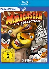 Madagascar 1+2+3 - Collection (DreamWorks) # 3-BLU-RAY-BOX-NEU