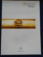 Mercedes Benz Atego technische Daten 817 8,0t  Prospekt  01.1998