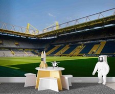 3D Borussia Dortmund Stadion Tapete Wandgemälde Fototapete Wandaufkleber