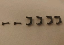 4x Lego Visier Visor 2x
