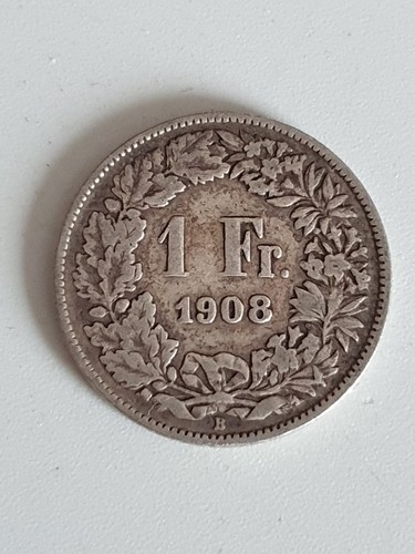 Schweiz franken 1908 - 1, b
