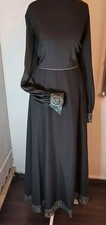 Abendkleid Verlobungskleid Grau Mit Spitze Neu Gr. 44/46