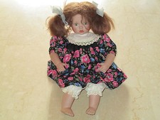 Süße Künstlerpuppe Original handgemacht   von Helga Matejka , 1991, ca. 45 cm