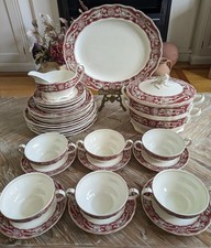 Vintage Grindley Marlborough Mandschu Geschirrset 34-teilig