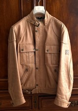 Belstaff Gangster Blouson hellbraun Leder Größe L