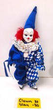 Clown  Puppe in Blau  ca.28-