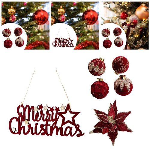 Samt-Weihnachtsornament