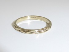 333 Gold Ring 8K Gelbgold 1,47 g Trauring Ehering 2,2 mm RG 55 - 17,5 mm 9786