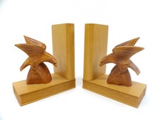 Buchstützen Holz geschnitzt