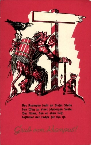 Gruß vom krampus der - ak,