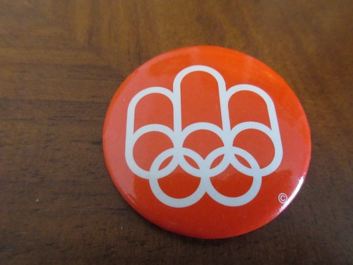 Vintage button montreal 1976 - vintage,