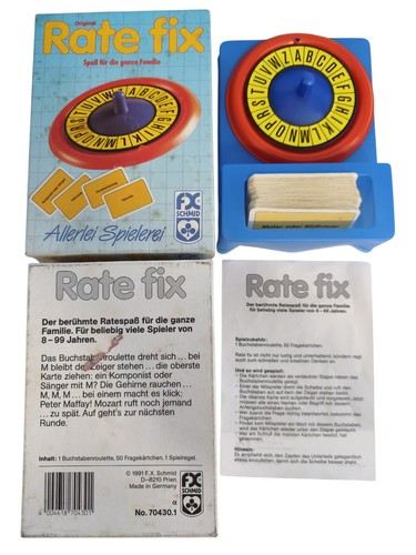 Rate fix schmid 1991 - |, |