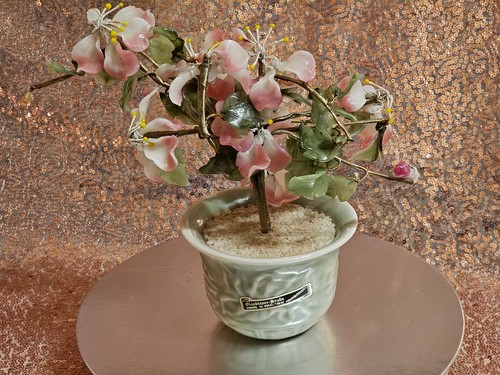 Vintage halbedelstein baum - vintage,