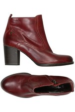 Tamaris Stiefelette Damen Ankle Boots Booties Gr. EU 37 Leder Bordeaux #ejve7a7