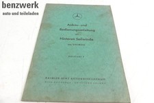 Mercedes UNIMOG Bedienungsanleitung Seilwinde hinten ORIGINAL ✔️