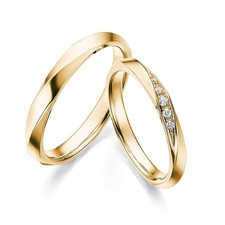 Paar-Ehering 0,10 kt