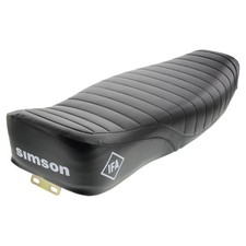 Sitzbank strukturiert, schwarz, SIMSON-Schriftzug - Simson S51, S70 Enduro