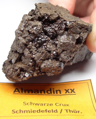 Andradit granat grube schwarze - andradit,
