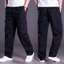 Herren Cargohose Gummibund