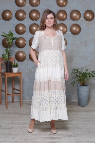 Sommerkleid lagenlook 46 - lagenlook, gr.