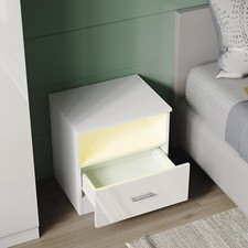 Nachtschrank beistelltisch led - beistelltisch,