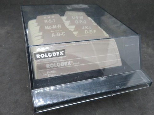 Rolodex s310c vintage smoky - rolodex,