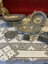 Konvolut versilbert 4kg WMF Valenti Spanien Löwe Dosen Teller Schalen Bismarck