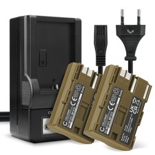 2x Akku für Canon PowerShot Pro90 IS PowerShot Pro1 MVX3i 1600mAh + Ladegerät