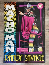 MACHO MAN RANDY SAVAGE - Vintage Poster aus WWF/WWE/WCW MAGAZIN
