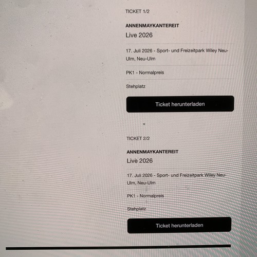 Tickets konzert - 2,