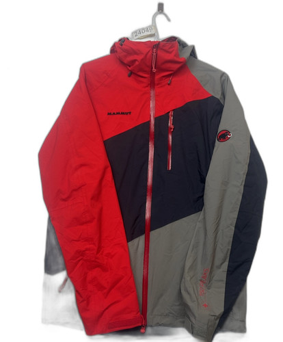 Mammut regenmantel rot - mammut,