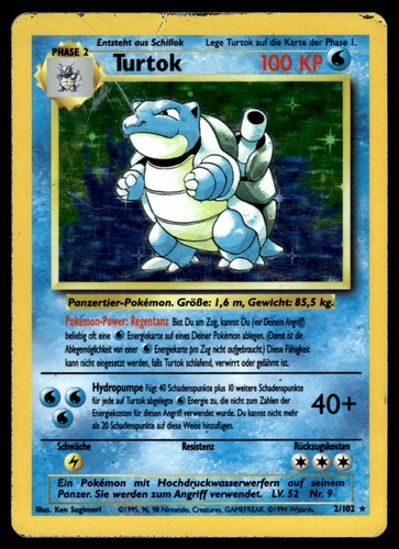 Turtok 102 holo pokemon - turtok,