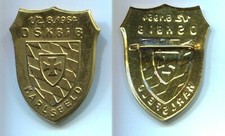 Tagungsabzeichen  "Dt.Soldaten u. Kameradschaftsbund Bayern, Karlsfeld 1964"