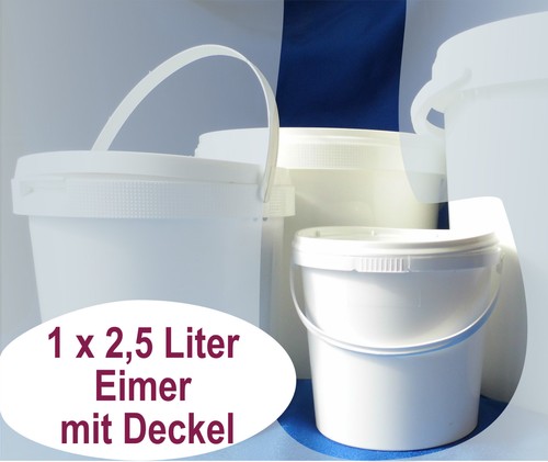 Eimer liter pp weiß - liter,
