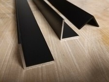 Aluminium Winkel Aluwinkel Alu Winkelprofil Schwarz RAL 9005 Pulverbeschichtet