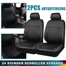 2*Schwarze Sitzbezüge für