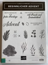 Stampin'Up - Stempel u. Handstanze - Weihnachten - Besinnlicher Advent