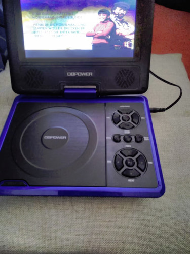 Tragbare dvd player blau - 1,