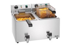 Bartscher Gastro Fritteuse SNACK IV 2 x 9 Liter Doppel Friteuse Friteusse Fryer