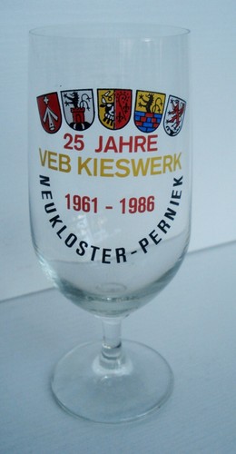 Ddr ehrengeschenk bierglas - ddr,