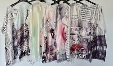 Vokuhila Blusen Shirt versch