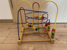 Baby Motorikschleife Holzspielzeug, Motorikspielzeug groß Montessori 