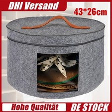Rund Hutschachtel Filz Hut