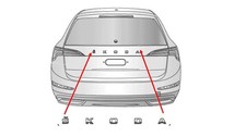 Schriftzug "SKODA" hinten für Heckklappe - Skoda Octavia IV Kombi / Limousine
