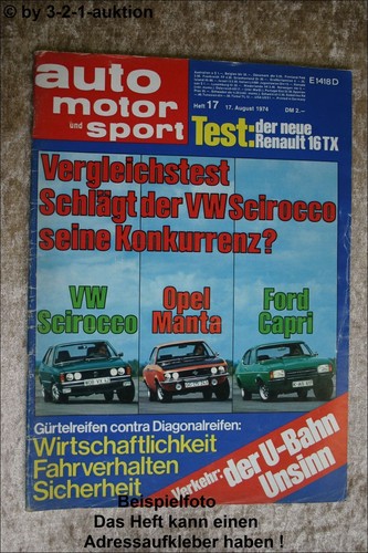 Ams auto motor sport - auto, 17/74