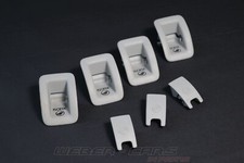 4G8887233 4x Abdeckung Blende ISOFIX Kindersitz Rückbank GRAU Audi RS6 RS7 4G