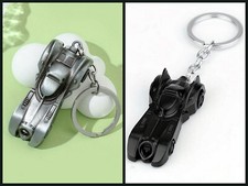 Batman & Robin Batmobil Schlüsselanhänger schwarz und silber *NEU*