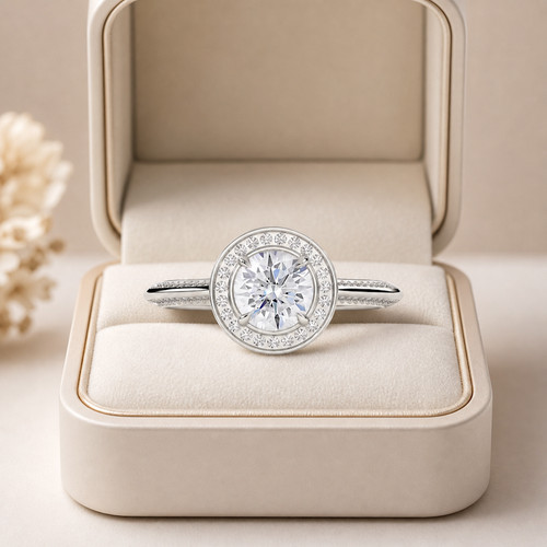Diamant verlobungsring ct - 4,50,