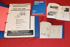 MULAG FME 400 FME 500 Böschungsmäher Anleitung, Ersatzteilliste