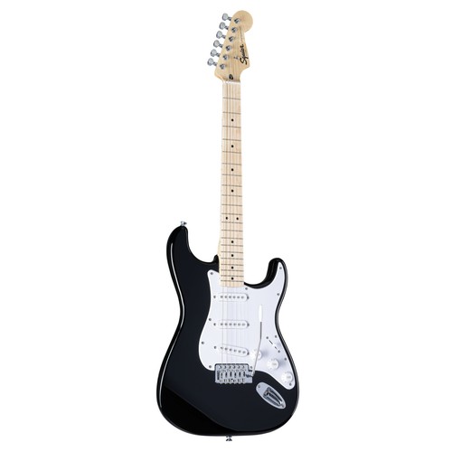 Squier stratocaster black - mn,